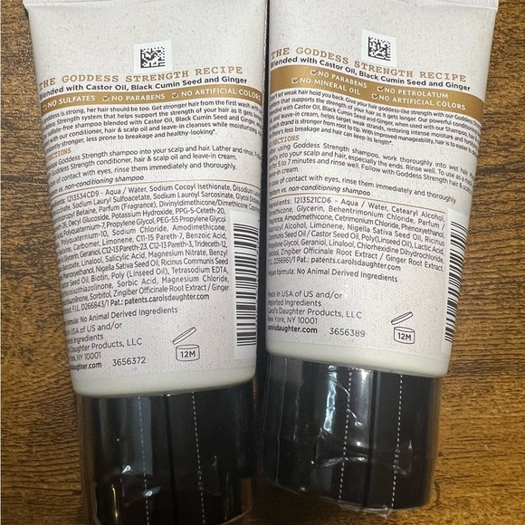 The Goddess Strength Fortifying Shampoo and Conditioner Travel Size - Picture 2 of 2